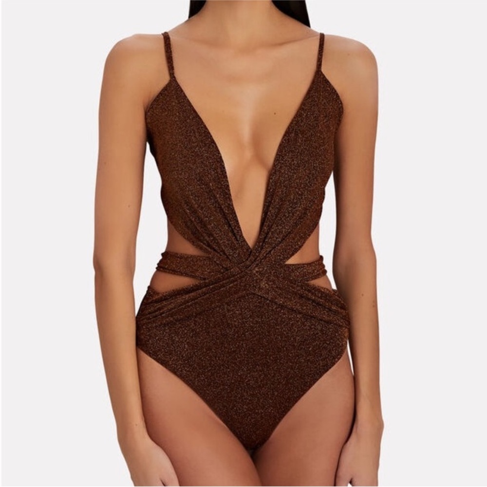 NWT - BAOBAB - Mia One Piece - Brown Earth - Large